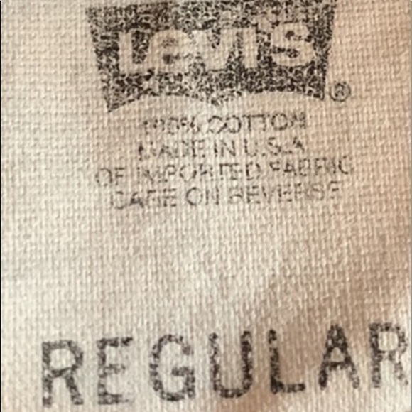 Vintage Levi Bermuda Shorts Rare Orange Label Vintage Made in the USA - Picture 4 of 16